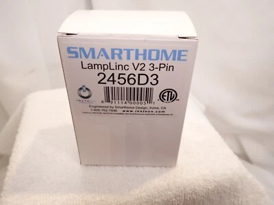 Smarthome 2456D3 V2 LampLinc INSTEON Plug-In Lamp Dimmer Module 3 pin - Image 1 of 3