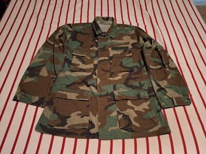 U.S. Army Woodland Camouflage Pattern Combat Coat Size Medium-Long Used - Bild 1 von 12