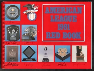 1991 American League Major League Baseball Red Book - Picture 1 of 1