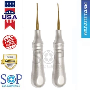 2X Dental Surgical Elevator Periotome Luxating Elevators 2mm by SOP Instruments - Bild 1 von 3