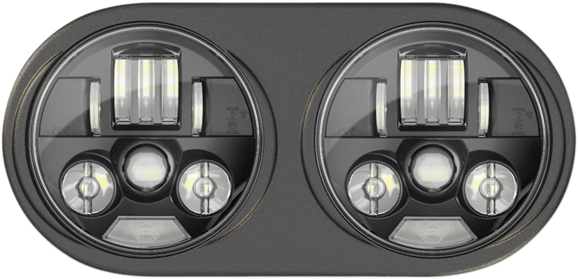 Faros LED negros FLTR 1998-2003 para Harley Road Glide FLTR ProBeam Foto 1 de 1