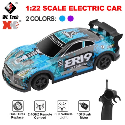 Wltoys 1:22 RC Car Off-Road Racing 2.4G Full Car Lighting Remote Control Vehicle - Image 1 of 4