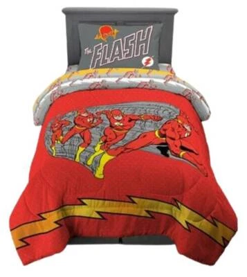 Juego de cama reversible para niños The Flash "Speed Force" - W19301317113, W25519137792 Foto 1 de 4