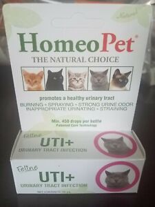 HomeoPet Feline UTI Plus 15 ml | Urinary Tract Infection Remedy for Cats