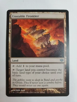 MTG Magic The Gathering Card Unstable FrontierLand Conflux 2009  - Image 1 of 2
