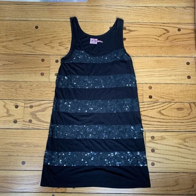 Vestido Juicy Couture Pam Gela Lentejuelas Negro Para Mujer Mediano Foto 1 de 4