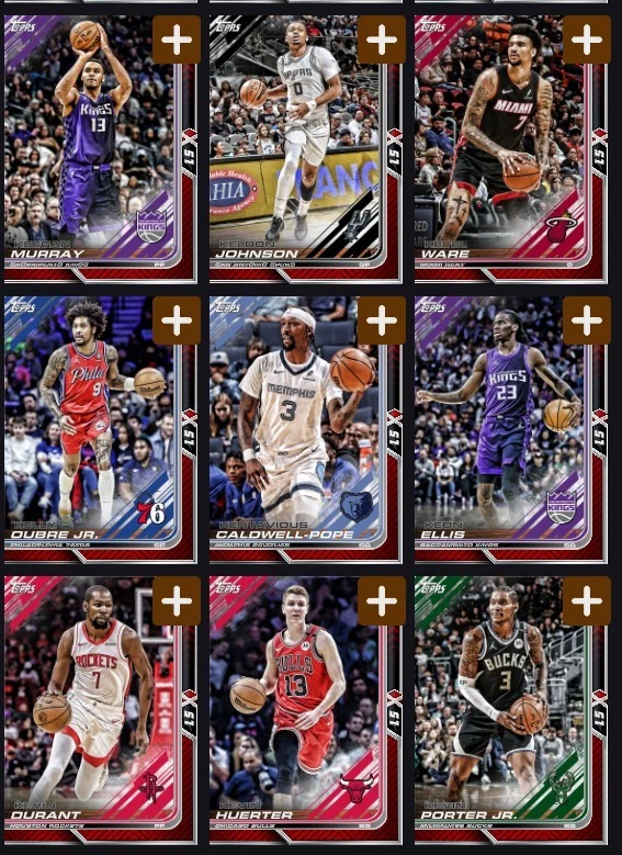 [DIGITAL] Topps NBA - Base 26 S1 - Tier 3 Red (3x) - K to Z - Pick - Image 1 of 1