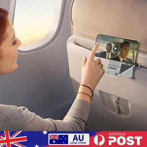 Airplane Phone Holder Adjustable Foldable Cell Phone Stand for Flying - Photo 1 sur 18
