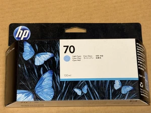 Tinta cian ligera Vivera nueva/sellada HP 70 HP C9390-A Design Jet Z3100 - Imagen 1 de 6