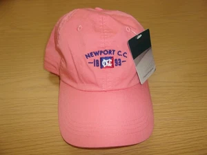 Ahead Newport Country Club 1893 Top 100 Baumwolle Golfhut klassische Passform pink ~neu mit Etikett~ - Bild 1 von 2