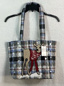 Vera Bradley Merry Mischief Snow Day Quilted Tote Bag Small NWT - Picture 1 of 9