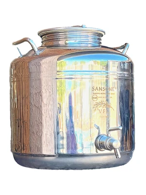 Sansone 14L Stainless Fusti Dispenser NFS– Europa Model Inox 18/10 Italy VFS - Image 1 of 4