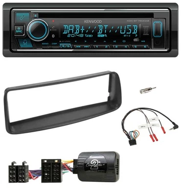 Kenwood Lenkrad Bluetooth DAB USB CD Autoradio für Peugeot 206 CC 2003-2008 - Bild 1 von 4