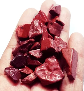 Piedra de cristal de jaspe rojo 100 % natural 250,60 quilates lote áspero piedras preciosas sueltas - Imagen 1 de 6