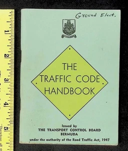 1947 Bermuda Traffic Code Handbook Vintage - Picture 1 of 3