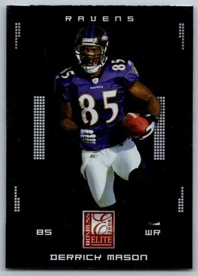 2008 Donruss Elite Derrick Mason Baltimore Ravens #10 - Image 1 of 2