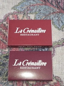 La Cremate Matchbox Matches Restaurant Banksville NY. X2 UNSTRUCK - Picture 1 of 7