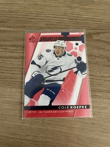 Cole Koepke Future Watch Limited Red 2022-23 SP Authentic 153 Lightning - Picture 1 of 2