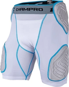 NEW WITH TAGS Champro Mens Bull Rush 5 Pad Integrated Football Girdle w/ Pads S - Picture 1 of 3