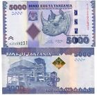 Tanzanie 5000 shillings 2020 UNC