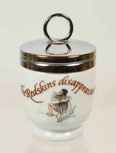 Seltene Royal Worcester Standardgröße Ei Rätsel Szenen von Peter Pan Indianer #1 - Bild 1 von 5