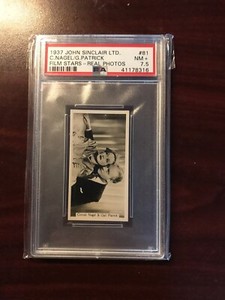 1937 JOHN SINCLAIR LTD FILM STAR PHOTO #81 CONRAD NAGEL/GAIL PATRICK PSA 7.5 NM+