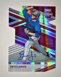 2020 Elite Extra Edition Aspirations Die-Cut Auto #18 Bryce Jarvis /24