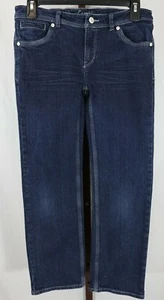 Levi's Girls Blue Denim Medium Rise Straight Leg Jeans Size 10.5 Plus - Picture 1 of 3