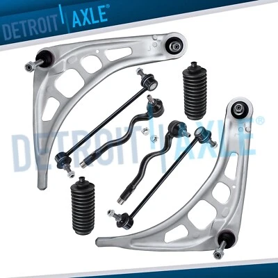 Front Lower Control Arms Outer Tie Rods Sway Bars for BMW 323i 325i 328i 330i Z4 - Image 1 of 4