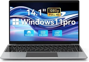 14 Inch Laptop Computer, 8GB RAM 256GB SSD, Intel Celeron N4020C Processors(u... - Picture 1 of 7