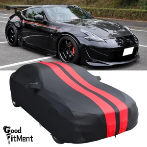 For Nissan 370Z 2009-2017 Full Car Cover Stretch Satin Scratch Dustproof Indoor - Picture 1 of 12