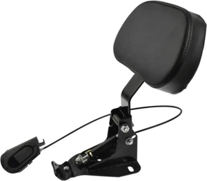 Adjustable Driver Backrest with Mounting Kit Compatible with Harley Touring Mode - Picture 1 of 8