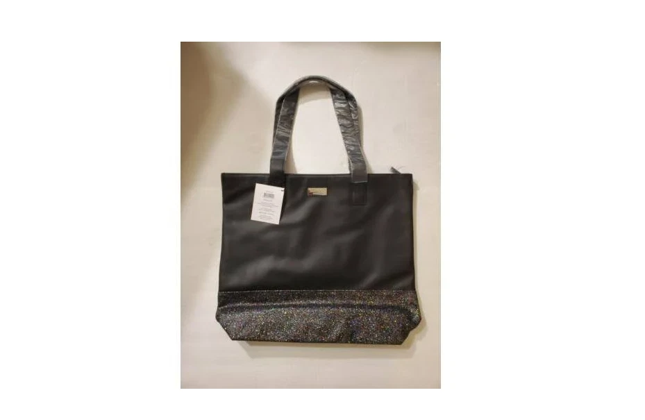 Jimmy Choo Parfums Black and Colored Glitter Tote Bag