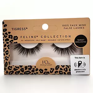 House of Lashes - Feline collection - Tigress - 100% Faux Mink False Lashes - Picture 1 of 2