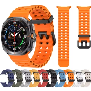 NO Gaps Strap For Samsung Galaxy Watch Ultra 47mm/Ultra 2025 Sport Silicone Band - Picture 1 of 27