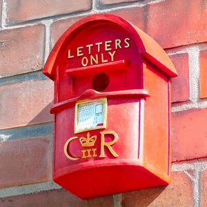 Post Box Bird House Letter Box Wall Hanging Birds Nest Garden Wildlife Nesting - Picture 1 of 24