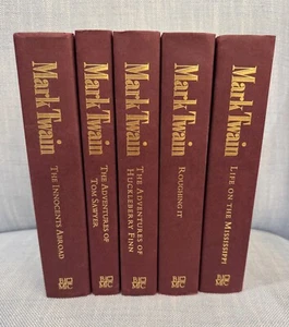 Five Mark Twain Novels, Book-of-the Month Club Edition, 1992, NEW - Bild 1 von 2
