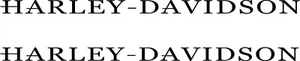 Juego de 2 calcomanías de vinilo Dyna Glide FXDX negras brillantes para tanque de gasolina para Harley Davidson - Imagen 1 de 1