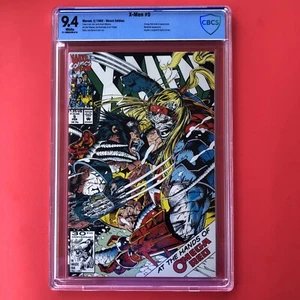 X-MEN 5 1st appearance MAVERICK CBCS 9.4 Omega Red Wolverine Dazzler Jim Lee - Picture 1 of 4
