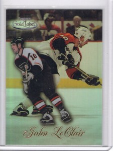 JOHN LeCLAIR 1998-99 TOPPS GOLD LABEL BLACK CLASS 2 #86