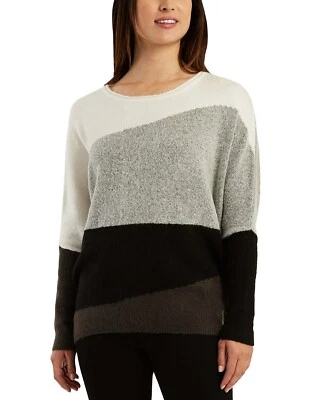 BCX Women's Juniors' Colorblocked Dolman-Sleeve Sweater Multicolor S B4HP - Image 1 of 3