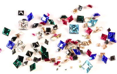 Superior PRIMERO 4428 Square Fancy Stones Crystals * Many Colors & Sizes - Image 1 of 2