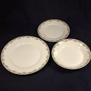 B&C Limoges Bernardaud & Co "Florale" 3-teiliges Gedeck Speiseschale Dessertteller - Bild 1 von 8