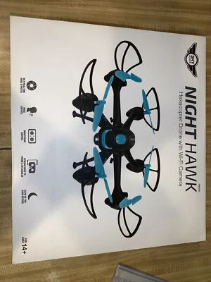 Sky Rider Night Hawk Hexacopter Drone with Wi-Fi Camera, Box Got Torn In Storage - Image 1 of 3