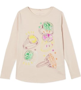 T-shirt Stella Mccartney bambino bambina ANELLO rosa manica lunga 8 anni - Foto 1 di 3