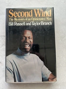Taylor Branch & Bill Russell | Second Wind | First Edition | 1979 Hardcover DJ - Picture 1 of 9