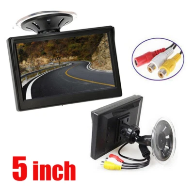 Car 5 INCH TFT LCD HD Screen Monitor for Car Rear Reverse Rearview Backup Camera - image 1 of 4