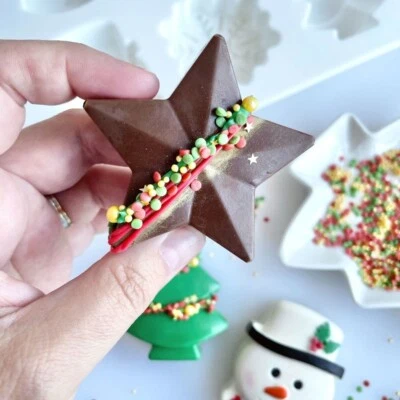 Silicone Ice Cream Cakesicle Popsicle Mould Christmas & Birthday Treat Boxes - Image 1 of 4