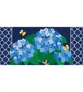 Hydrangea Blossoms Sassafras Switch Mat 22 x 10 - Picture 1 of 1