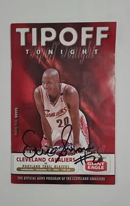 Eric Snow #20 Cleveland Cavaliers Autograph on Official Game Program - Picture 1 of 1